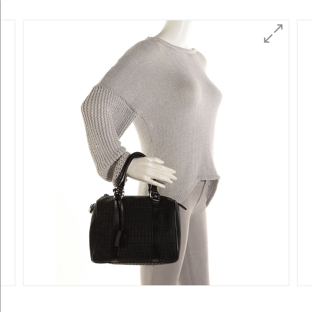 Vintage black Fendi Boston bag